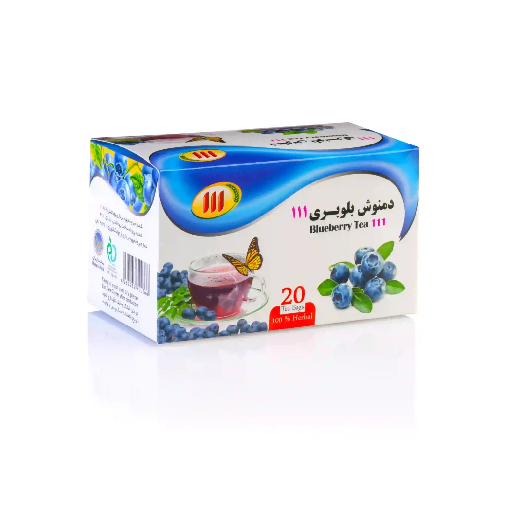 دمنوش بلوبری 111 تی بگ 20 عددی