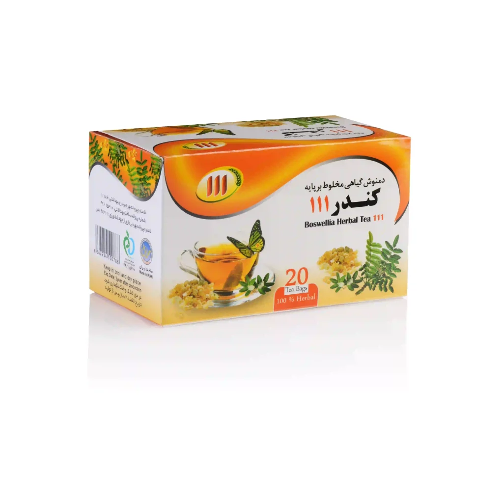 دمنوش کندر گیاهی 111 تی بگ 20 عددی