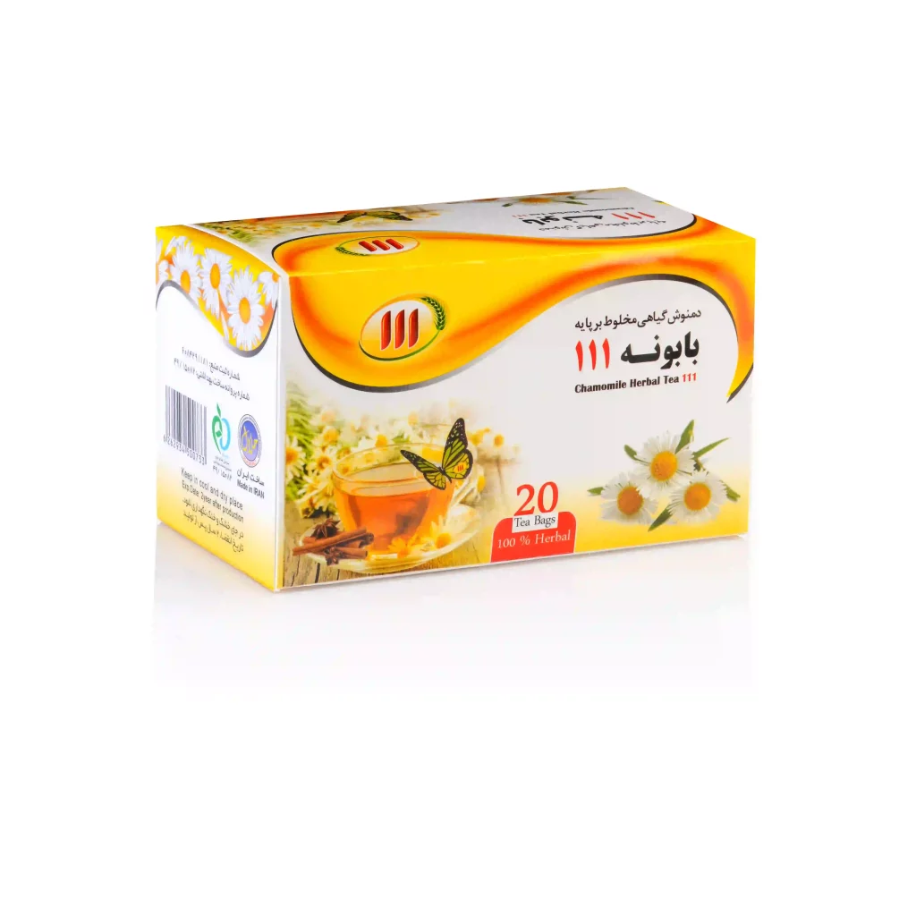 دمنوش بابونه گیاهی 111 تی بگ 20 عددی