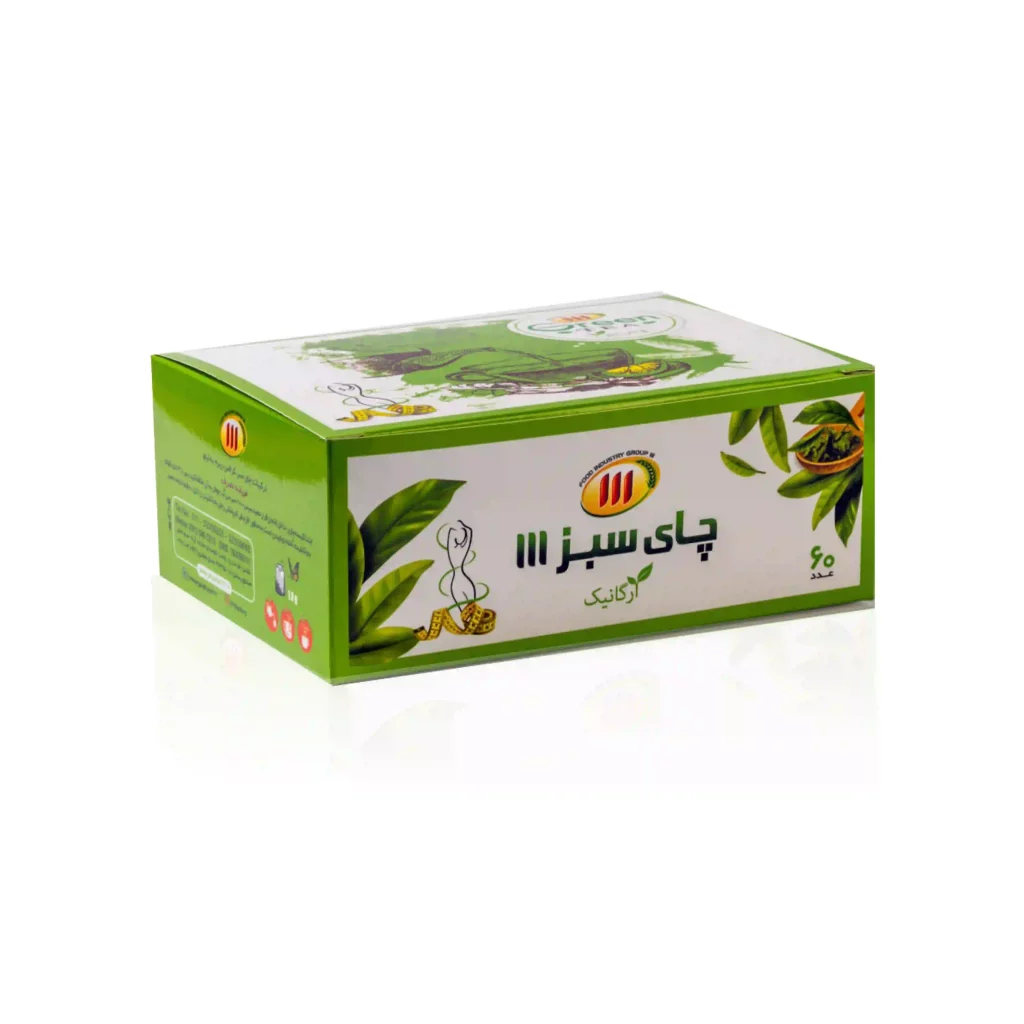 چای سبز 60 عددی لاغری تی بگ 111
